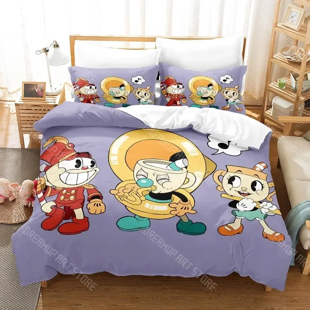 3D Print Cuphead Mugman Bedding Set Single Twin Full Queen King Size Bed Set Adult Kid Bedroom Duvetcover Sets Anime Game Bed
3D Print Cuphead Mugman Bedding Set Single Twin Full Queen King Size Bed Set Adult Kid Bedroom Duvetcover Sets Anime Game Bed