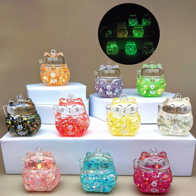 1pcs Mini Resin 3D Luminous Cartoon Cat Miniature Figures Micro Landscape DIY Dollhouse Garden Decor Craft
1pcs Mini Resin 3D Luminous Cartoon Cat Miniature Figures Micro Landscape DIY Dollhouse Garden Decor Craft