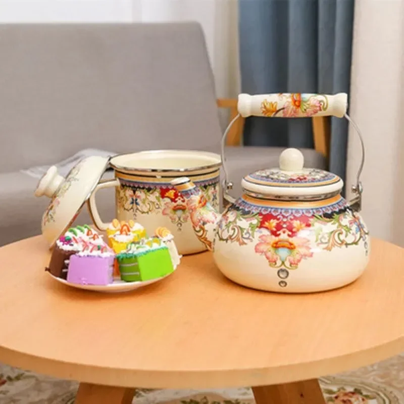 2.5L Thickened Enamel Teapot Household Kitchen Enamel Kettle Enamel Kettle Kettle Boiler Gas Induction Cooker Available
2.5L Thickened Enamel Teapot Household Kitchen Enamel Kettle Enamel Kettle Kettle Boiler Gas Induction Cooker Available