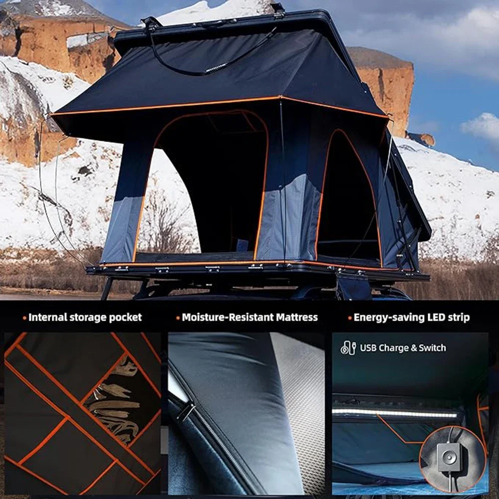 Exclusive Design Rooftoptent Trading 4x4 Camper Light Weight Triangle Suv Car Rooftop Tent for Suv
Exclusive Design Rooftoptent Trading 4x4 Camper Light Weight Triangle Suv Car Rooftop Tent for Suv