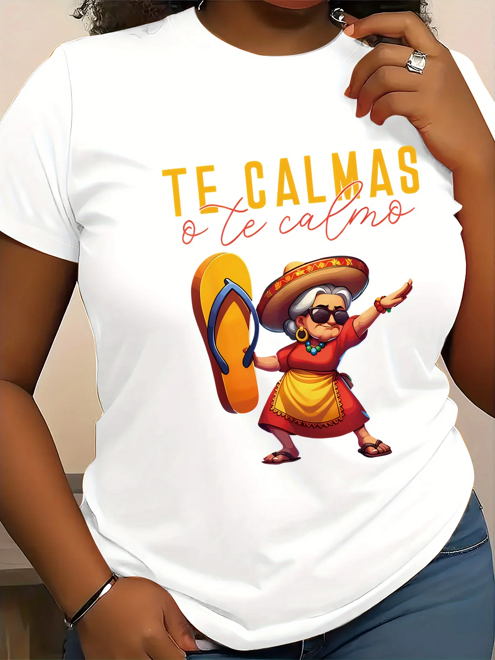 Mexican Mama Funny Printed T-Shirt Women Casual Short Sleeve Tshirt Round Neck Top Casual Women Summer Clothing
Mexican Mama Funny Printed T-Shirt Women Casual Short Sleeve Tshirt Round Neck Top Casual Women Summer Clothing