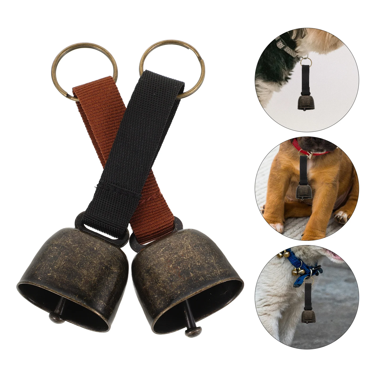 2Pcs Outdoor Pet Bell Loud Bear Bells Small Brass Bells for Dog Collar Anti-Lost Tracker Hiking Camping Noise Maker
2Pcs Outdoor Pet Bell Loud Bear Bells Small Brass Bells for Dog Collar Anti-Lost Tracker Hiking Camping Noise Maker