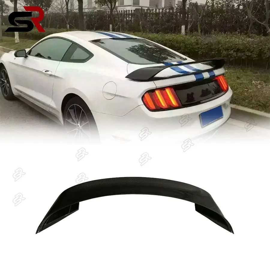 For Ford Mustang 2015-2020 350 Carbon Fiber Tail fins Rear Trunk Spoiler Guide Wing Rear Wing Car Trunk Diverter Body Kit
For Ford Mustang 2015-2020 350 Carbon Fiber Tail fins Rear Trunk Spoiler Guide Wing Rear Wing Car Trunk Diverter Body Kit