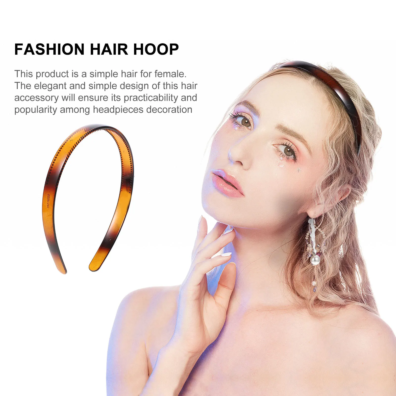 2Pcs Fashion Hair Hoops Wide Simple Teeth Design Headbands Durable for Daily Makeup Washing Anti-Slip Hair Accessories Women
2Pcs Fashion Hair Hoops Wide Simple Teeth Design Headbands Durable for Daily Makeup Washing Anti-Slip Hair Accessories Women