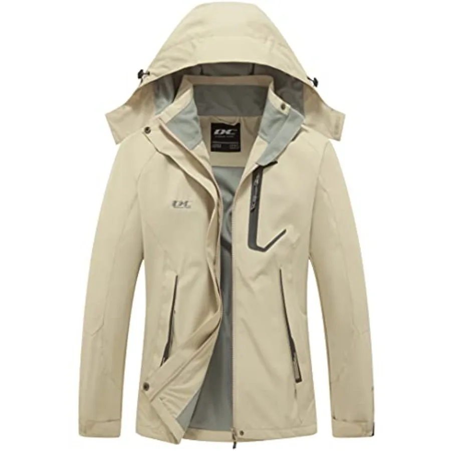 Women's Lightweight Waterproof Rain Jacket with Hood for Hiking, Travel and Rainy Days
Women's Lightweight Waterproof Rain Jacket with Hood for Hiking, Travel and Rainy Days