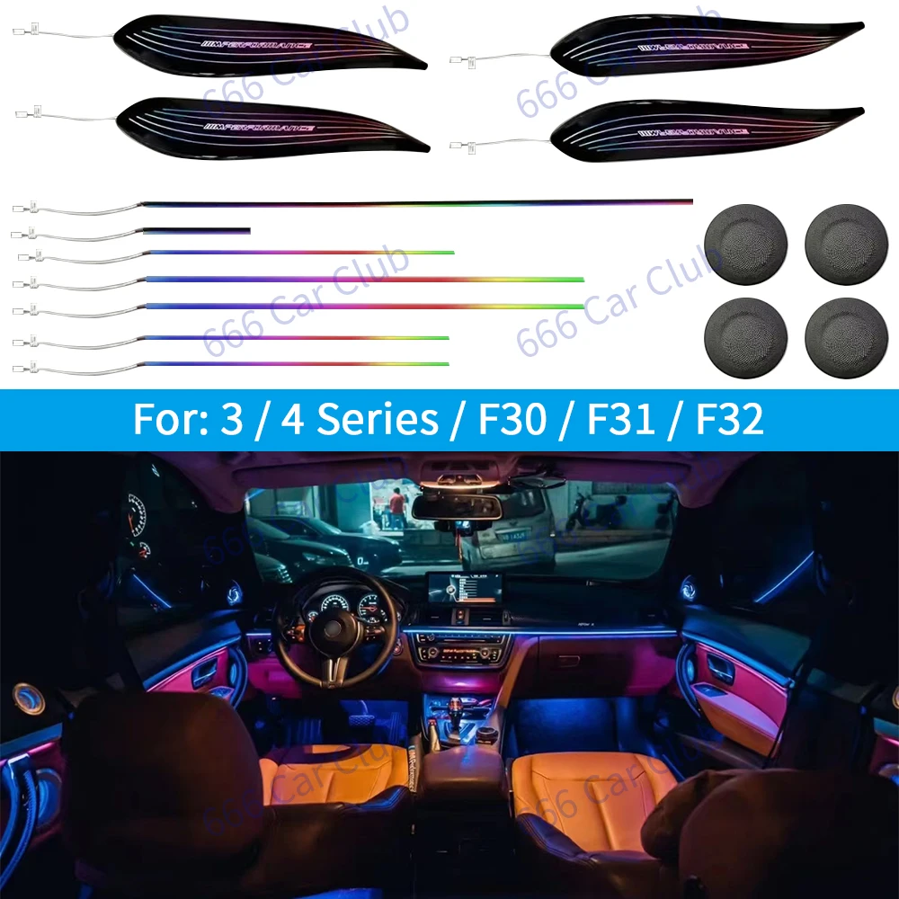LED Ambient Light For BMW 3/4 Series F30 F31 F32 Car Interior Central Control Instrument Speaker Cover Symphony Decorative Lamp
LED Ambient Light For BMW 3/4 Series F30 F31 F32 Car Interior Central Control Instrument Speaker Cover Symphony Decorative Lamp