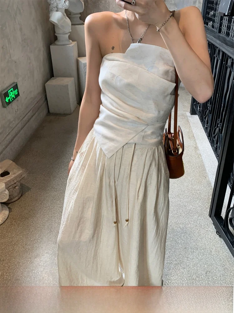 GV Big Brother Cusized Double Layer 3D Structure Asymmetrical Tube Top Women's irt Sli Design Sensual Summer Faion
GV Big Brother Cusized Double Layer 3D Structure Asymmetrical Tube Top Women's irt Sli Design Sensual Summer Faion