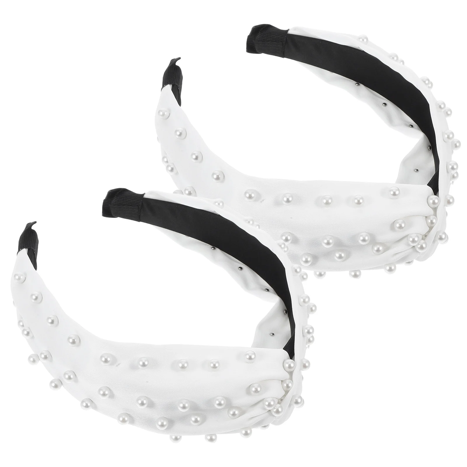 2pcs Pearl Knotted Headband Elegant Pearls Decorative Hairbands for Women Girls Bridal Trendy Accessories Wide Band Comfortable
2pcs Pearl Knotted Headband Elegant Pearls Decorative Hairbands for Women Girls Bridal Trendy Accessories Wide Band Comfortable