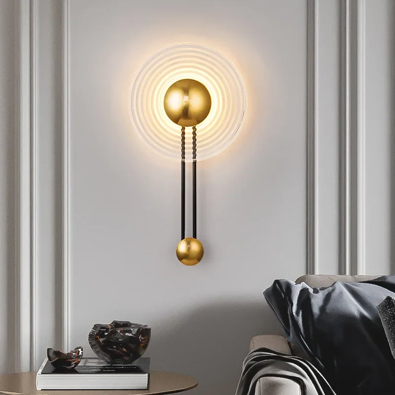 SANDYHA Nordic Circular Glass Wall Lamp Modern Minimalist Night Light for Bedroom Living Room Bedside Background Lighting Home
SANDYHA Nordic Circular Glass Wall Lamp Modern Minimalist Night Light for Bedroom Living Room Bedside Background Lighting Home
