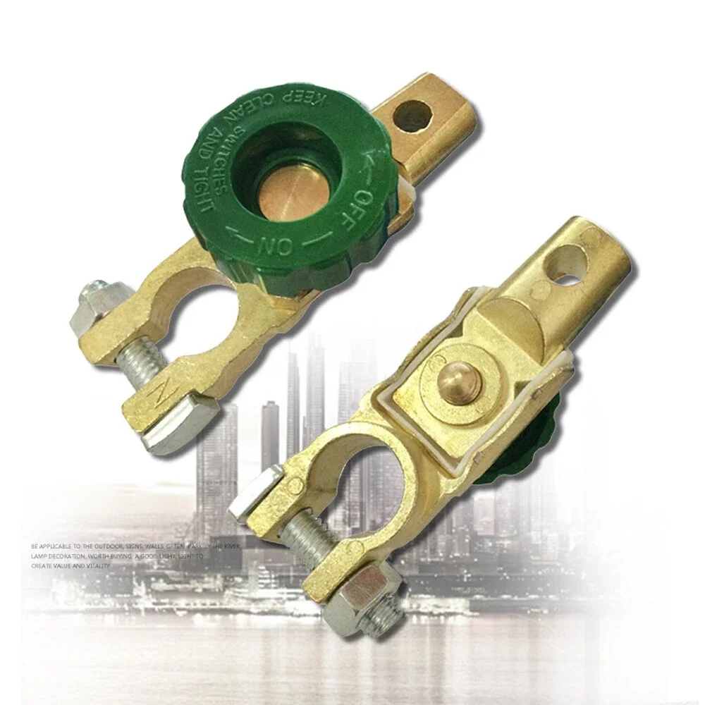 2PCS Heavy Duty Battery Disconnect Isolator Cut Off Switch 12V 24V Green 17MM Fits Standard Negative Terminal Car Accessories
2PCS Heavy Duty Battery Disconnect Isolator Cut Off Switch 12V 24V Green 17MM Fits Standard Negative Terminal Car Accessories