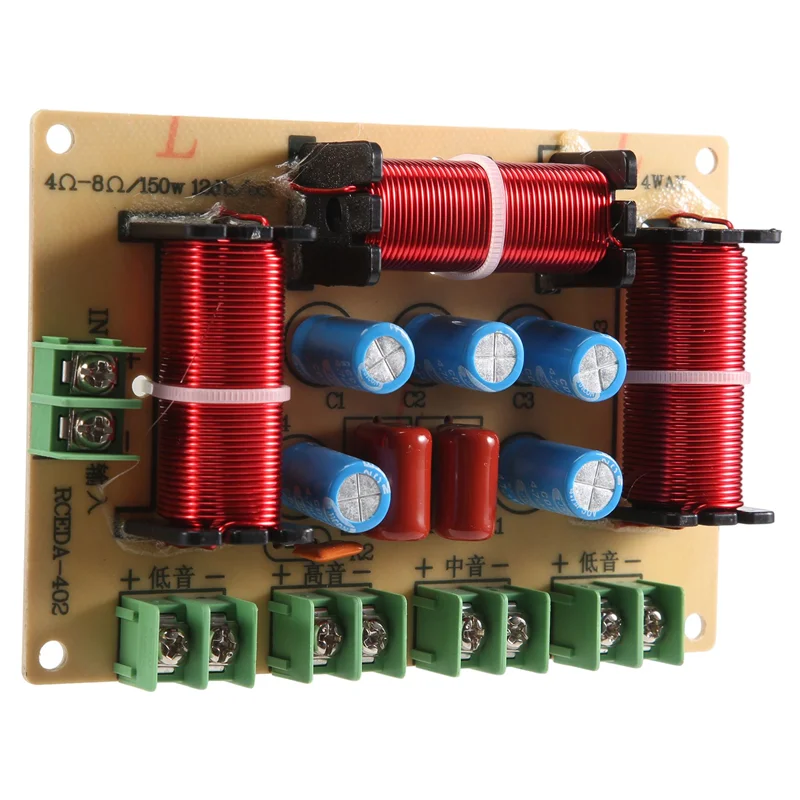 ABLN-2PCS Делитель частоты Crossov Делитель Четырехчастотный аудио Модифицированный домашний динамик без сварки 
ABLN-2PCS Делитель частоты Crossov Делитель Четырехчастотный аудио Модифицированный домашний динамик без сварки