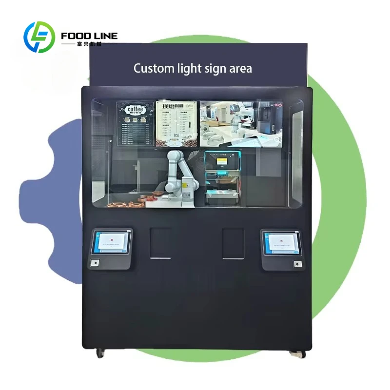 Customized Fully Automatic 6-Axis Robotic Coffee Machine - Touchscreen Maker (CE Certified) for Airports/Offices
Customized Fully Automatic 6-Axis Robotic Coffee Machine - Touchscreen Maker (CE Certified) for Airports/Offices
