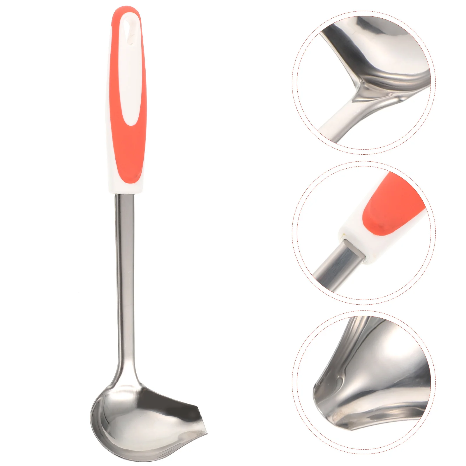 Spoon Kitchen Accessories Tablespoon Cooking Oil Ladle Soup Sauce with Pouring Spout Orange Gravy Serving Stainless Steel
Spoon Kitchen Accessories Tablespoon Cooking Oil Ladle Soup Sauce with Pouring Spout Orange Gravy Serving Stainless Steel