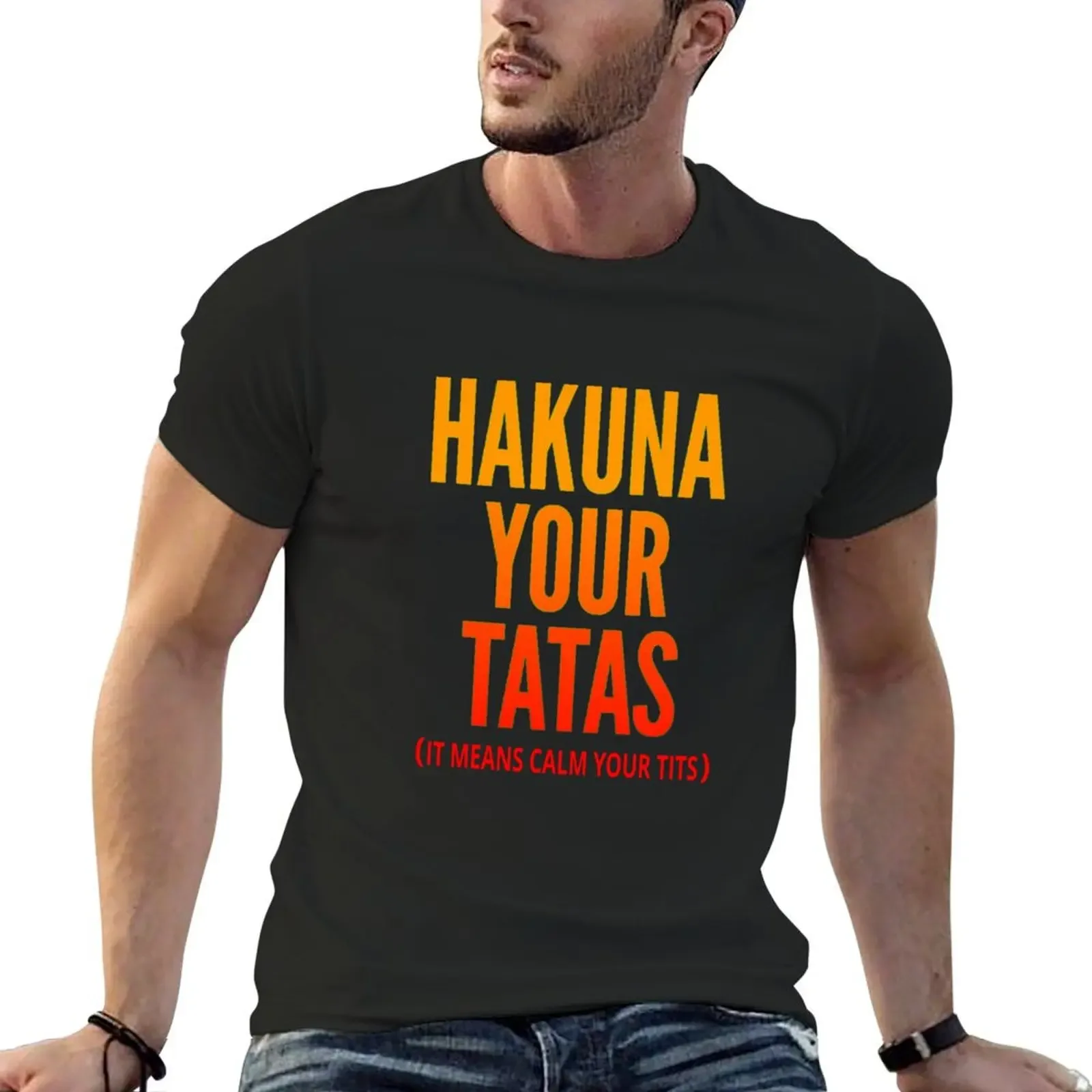 Hakuna Your Tatas T-Shirt Funny t-shirts funny meme t-shirts valentines clothes summer 2025 mens t shirts casual stylish
Hakuna Your Tatas T-Shirt Funny t-shirts funny meme t-shirts valentines clothes summer 2025 mens t shirts casual stylish