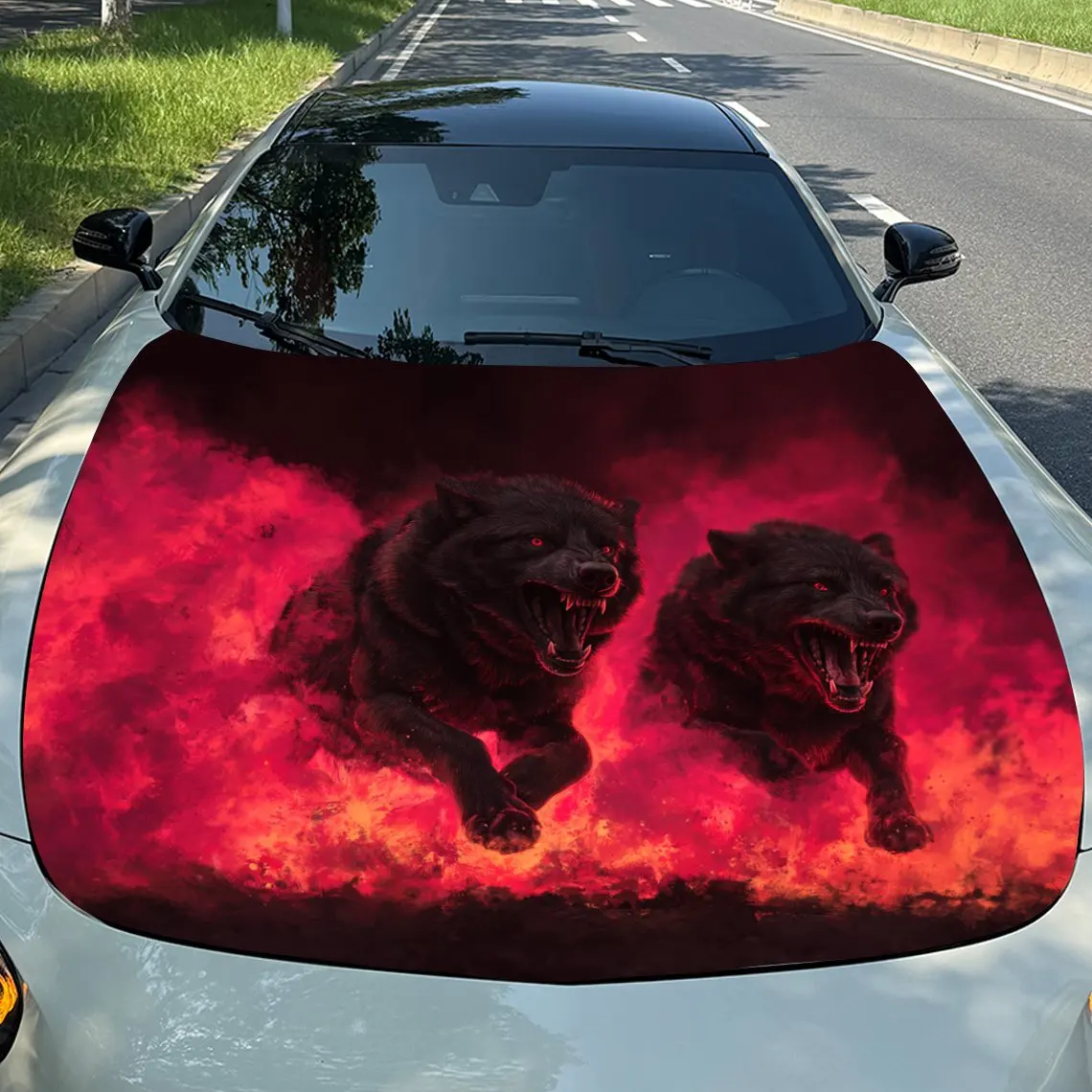 Hell Flame Wolf Car Hood Stickers, Suitable For SUV And Truck Covers - Waterproof And Durable Vinyl Stickers, High-quality Gifts
Hell Flame Wolf Car Hood Stickers, Suitable For SUV And Truck Covers - Waterproof And Durable Vinyl Stickers, High-quality Gifts