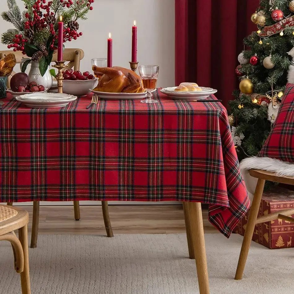 Christmas Black White Grid Cotton Tablecloth Rectangle Dustproof Table Top Cover,for Home Party Birthday Decor
Christmas Black White Grid Cotton Tablecloth Rectangle Dustproof Table Top Cover,for Home Party Birthday Decor