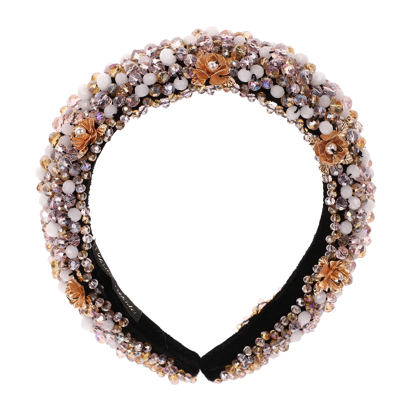 Crystal Beaded Headband Rhinestone Hair Hoop Baroque Headdress Female Accessories Durable Safe Comfortable Elastic Wide Glitter
Crystal Beaded Headband Rhinestone Hair Hoop Baroque Headdress Female Accessories Durable Safe Comfortable Elastic Wide Glitter