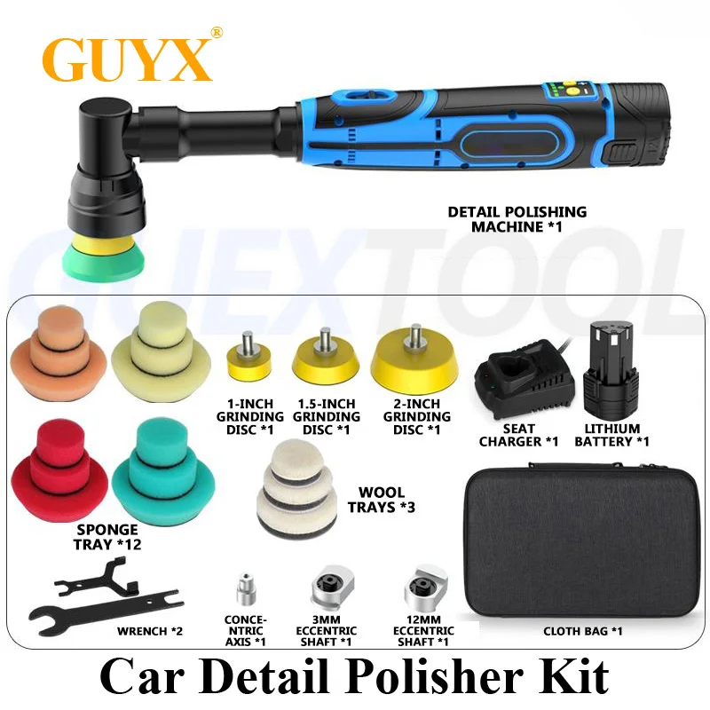 Adjustable Speed Mini Car Polisher With LED Display Portable Handle Auto Detailing Waxing Polishing Machine Kit For Car Beauty
Adjustable Speed Mini Car Polisher With LED Display Portable Handle Auto Detailing Waxing Polishing Machine Kit For Car Beauty