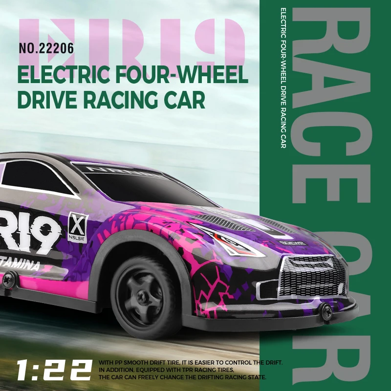 Wltoys 22206 1:22 RC Drift Car 4WD Сменные шины Гоночный автомобиль Высокоскоростные управляемые светодиодные фонари 2,4 ГГц для внедорожников
Wltoys 22206 1:22 RC Drift Car 4WD Сменные шины Гоночный автомобиль Высокоскоростные управляемые светодиодные фонари 2,4 ГГц для внедорожников