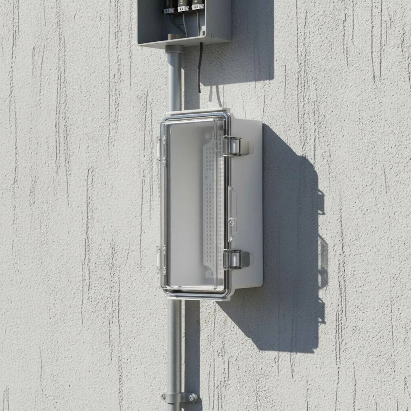 Waterproof Junction Box Weather-Resistant Transparent Cover Junction Box Surface Mount Enclosure Weatherproof for Workshop
Waterproof Junction Box Weather-Resistant Transparent Cover Junction Box Surface Mount Enclosure Weatherproof for Workshop