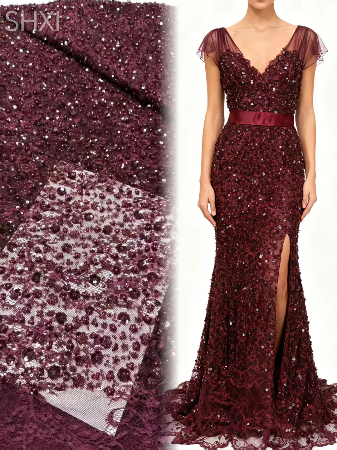 French African Groom Lace Fabric 2026 Beaded High Quality Embroidery For Women Wedding Dress Nigerian Sequin Lace Fabric 5 Yards
French African Groom Lace Fabric 2026 Beaded High Quality Embroidery For Women Wedding Dress Nigerian Sequin Lace Fabric 5 Yards