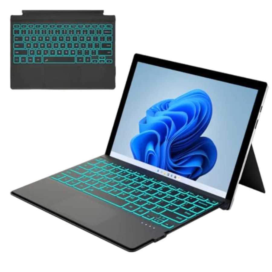 Клавиатура Microsoft Surface Pro для 7+/7/6/5/4/3 12,3 дюйма, беспроводная Bluetooth-клавиатура Type Cover с 7-цветной подсветкой, ультратонкий дизайн, многофункциональная
Клавиатура Microsoft Surface Pro для 7+/7/6/5/4/3 12,3 дюйма, беспроводная Bluetooth-клавиатура Type Cover с 7-цветной подсветкой, ультратонкий дизайн, многофункциональная