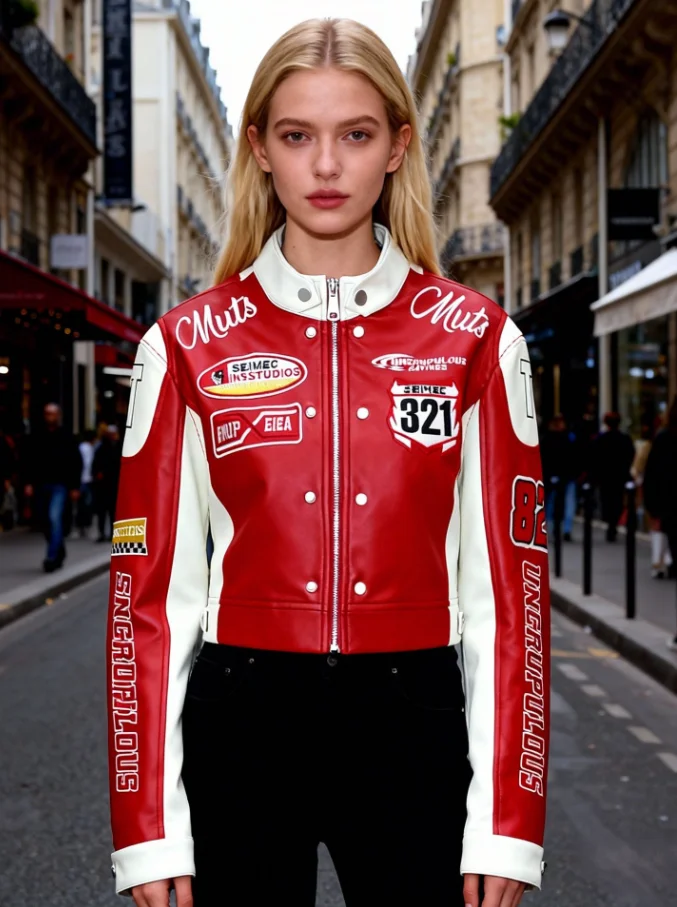 Women's PU Motorcycle-Style Leather Jacket Stand-Up Collar Color-Matched Patchwork Racing Suit Cross-Border Best-Selling Thin
Women's PU Motorcycle-Style Leather Jacket Stand-Up Collar Color-Matched Patchwork Racing Suit Cross-Border Best-Selling Thin