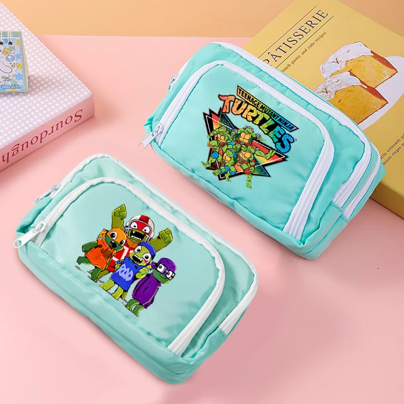 Teenage Mutant Ninja Turtles Canvas Large Capacity Pencil Case for Students Anime Cartoon Fashion Pen Bag Stationery Storage Bag
Teenage Mutant Ninja Turtles Canvas Large Capacity Pencil Case for Students Anime Cartoon Fashion Pen Bag Stationery Storage Bag