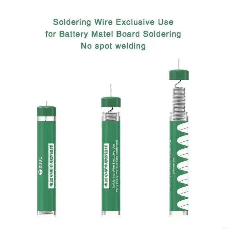 E5be Splering Wire 300см 0,8 мм для ремонта металлической батареи телефона не нуждается в пятнах
E5be Splering Wire 300см 0,8 мм для ремонта металлической батареи телефона не нуждается в пятнах