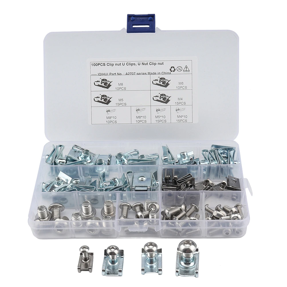 100 Pcs Pinch Nuts High Strength Fasteners for Car Panels Bumper Fixing Motorcycle Self Tapping Nut Spire U Clip Manganese Steel
100 Pcs Pinch Nuts High Strength Fasteners for Car Panels Bumper Fixing Motorcycle Self Tapping Nut Spire U Clip Manganese Steel