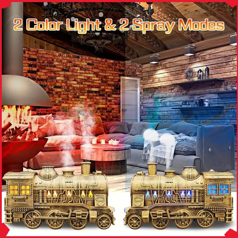 B17B Увлажнители USB Train, 300 мл, диффузор эфирного масла в форме поезда с тихим прохладным туманом, 2 освещениями и 2 режимами тумана Aromathera
B17B Увлажнители USB Train, 300 мл, диффузор эфирного масла в форме поезда с тихим прохладным туманом, 2 освещениями и 2 режимами тумана Aromathera