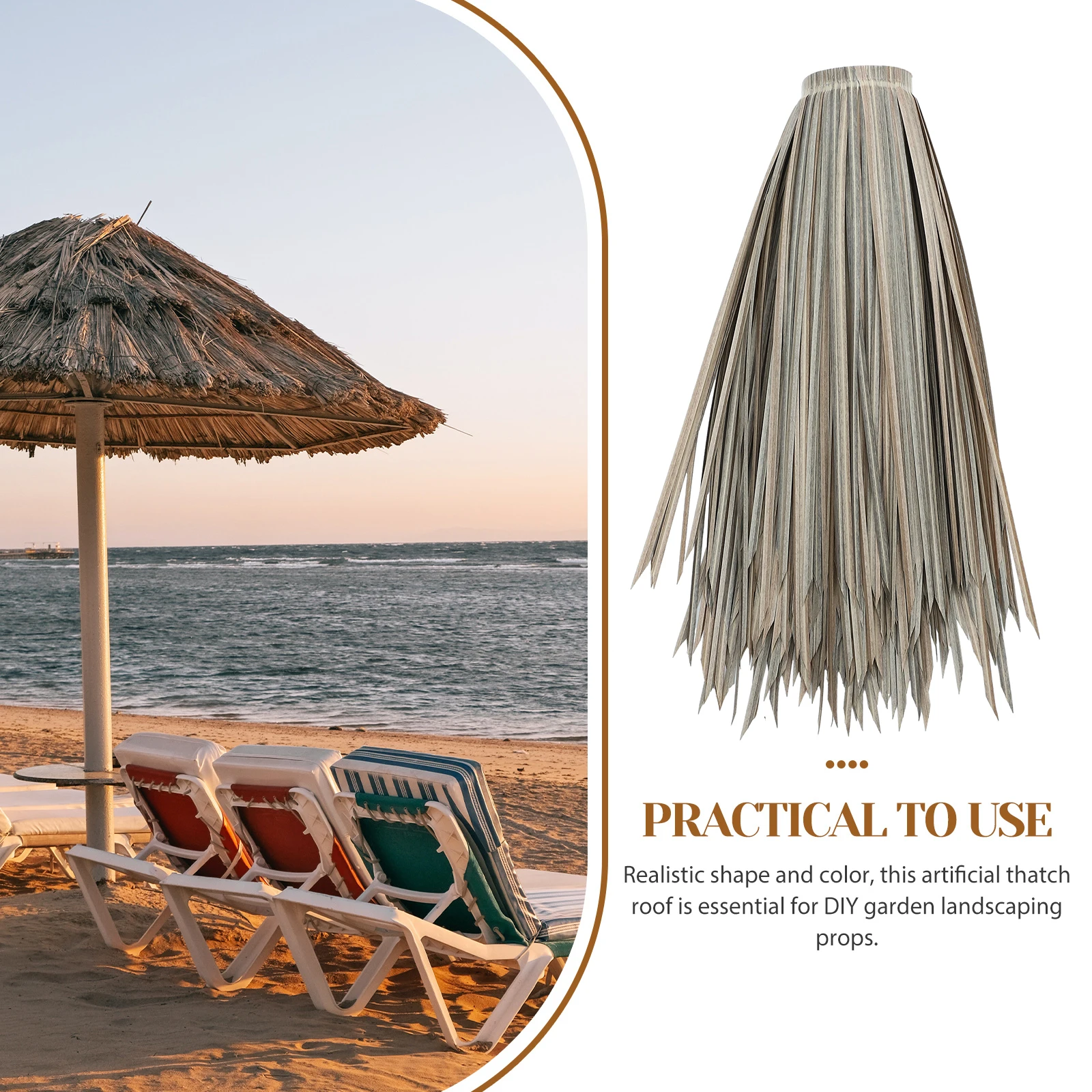 Flame Retardant Artificial Roofing Lifelike Garden Decoration Simulation Thatch Mat for Outdoor Landscaping Diy Roof Cover PE
Flame Retardant Artificial Roofing Lifelike Garden Decoration Simulation Thatch Mat for Outdoor Landscaping Diy Roof Cover PE