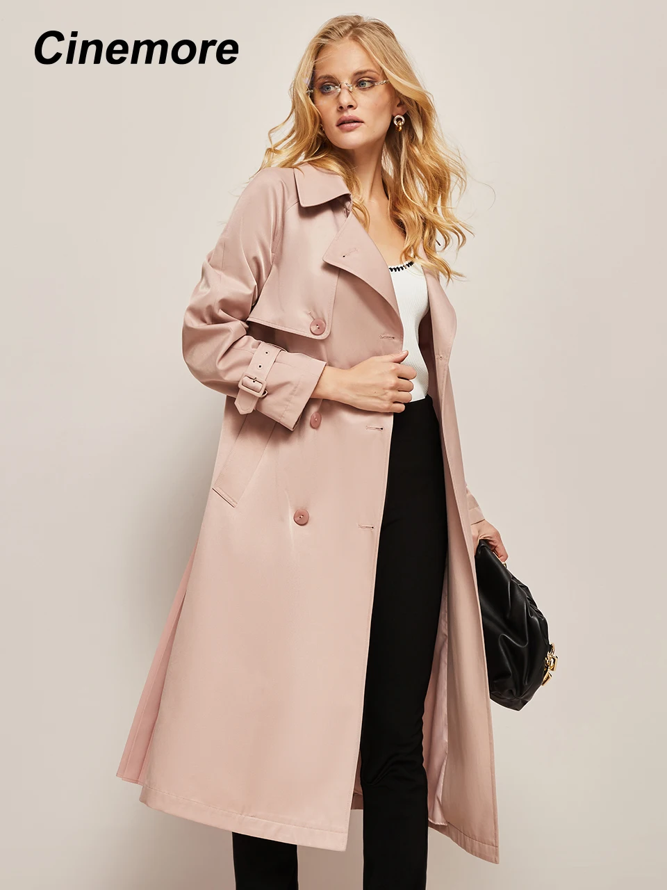 Cinemore fall trench coat female early autumn loose fashion temperament pressure pleat lacing draping sense coats female 2F6172
Cinemore fall trench coat female early autumn loose fashion temperament pressure pleat lacing draping sense coats female 2F6172