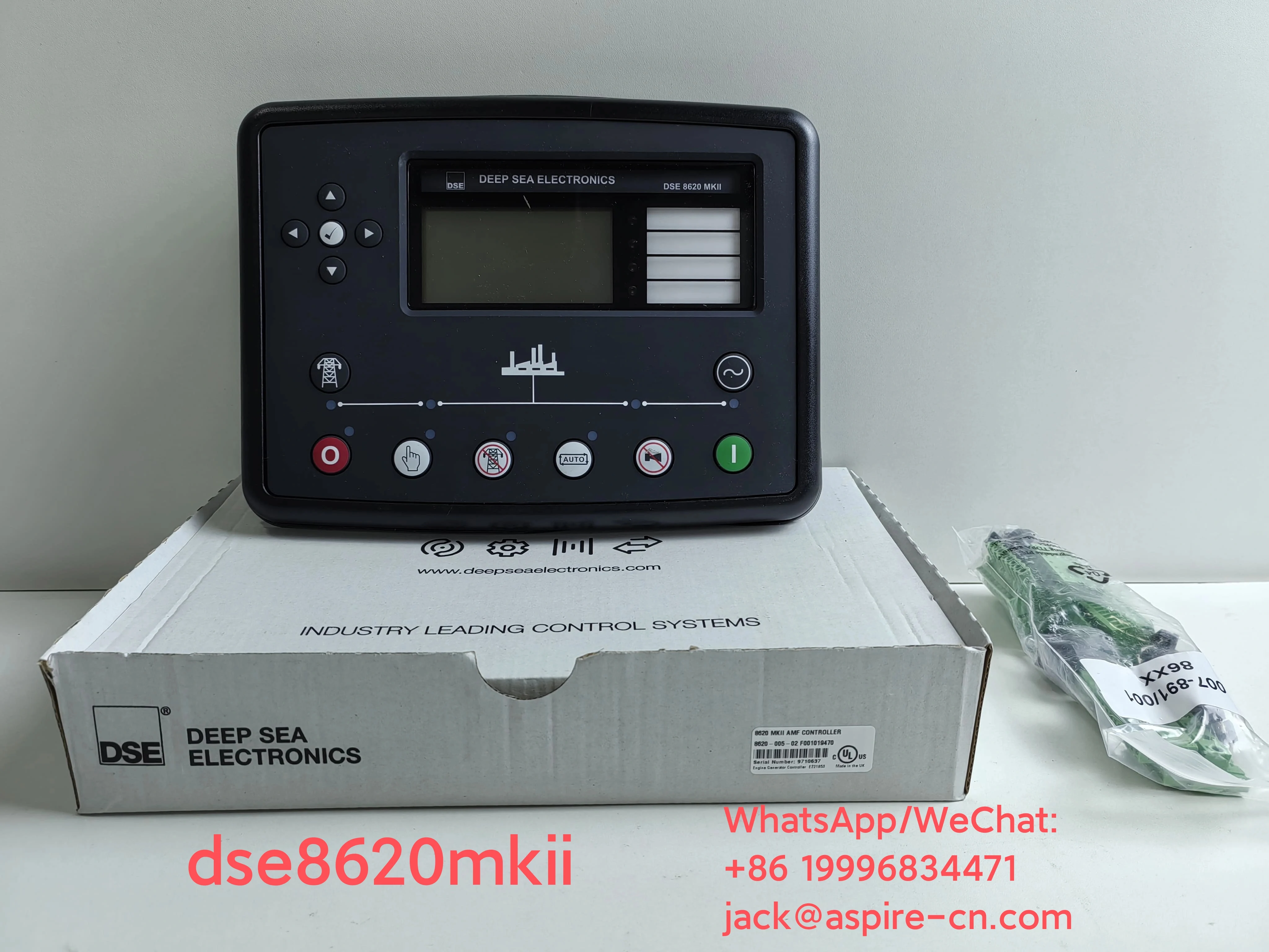 Original DEEPSEA DSE8620 MKII Automatic Network Synchronization (Utilities) Failure Distribution Control Module
Original DEEPSEA DSE8620 MKII Automatic Network Synchronization (Utilities) Failure Distribution Control Module