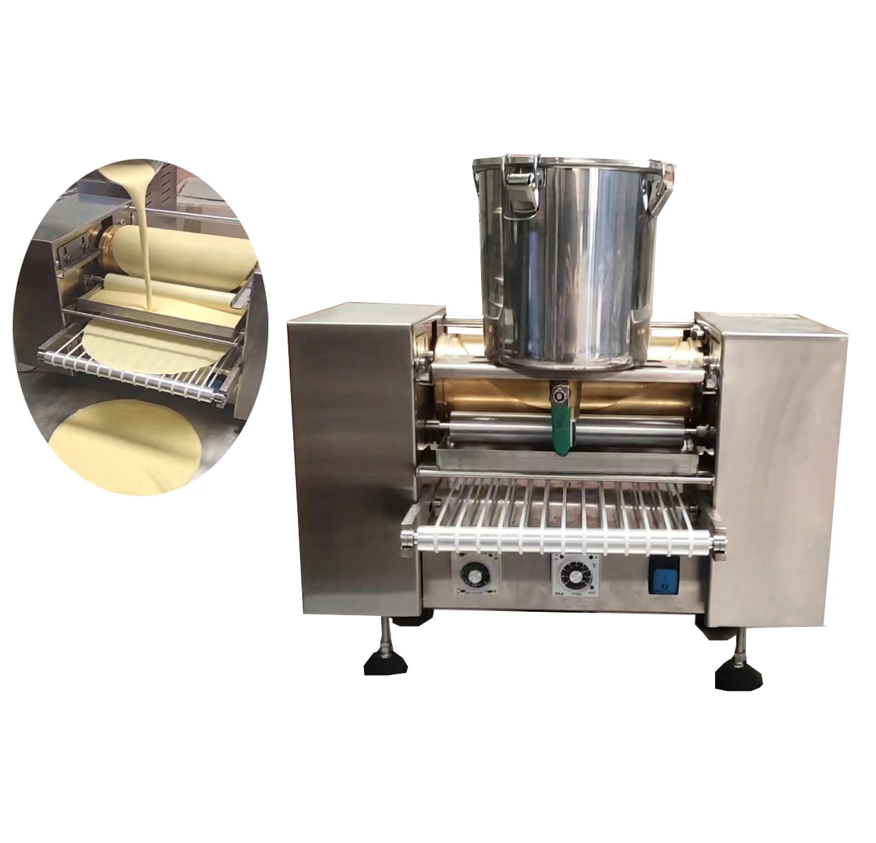 Commercial Cake Maker Machine / Thousand Layer Cake Machine / Cake Crepe Making Machine
Commercial Cake Maker Machine / Thousand Layer Cake Machine / Cake Crepe Making Machine