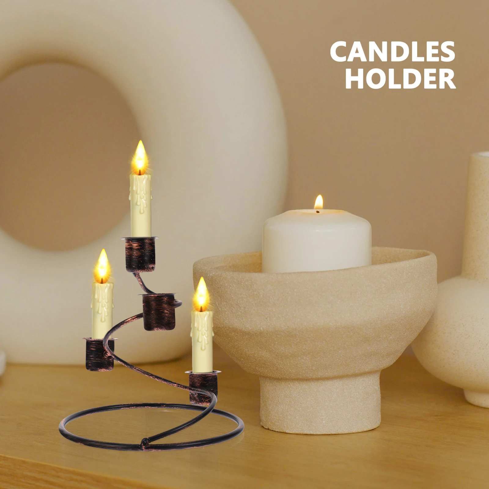 Advent Holder 4-Head Retro Iron Stand for Dining Table Wedding Christmas Decor Iron Candlestick Table Centerpiece,
Advent Holder 4-Head Retro Iron Stand for Dining Table Wedding Christmas Decor Iron Candlestick Table Centerpiece,