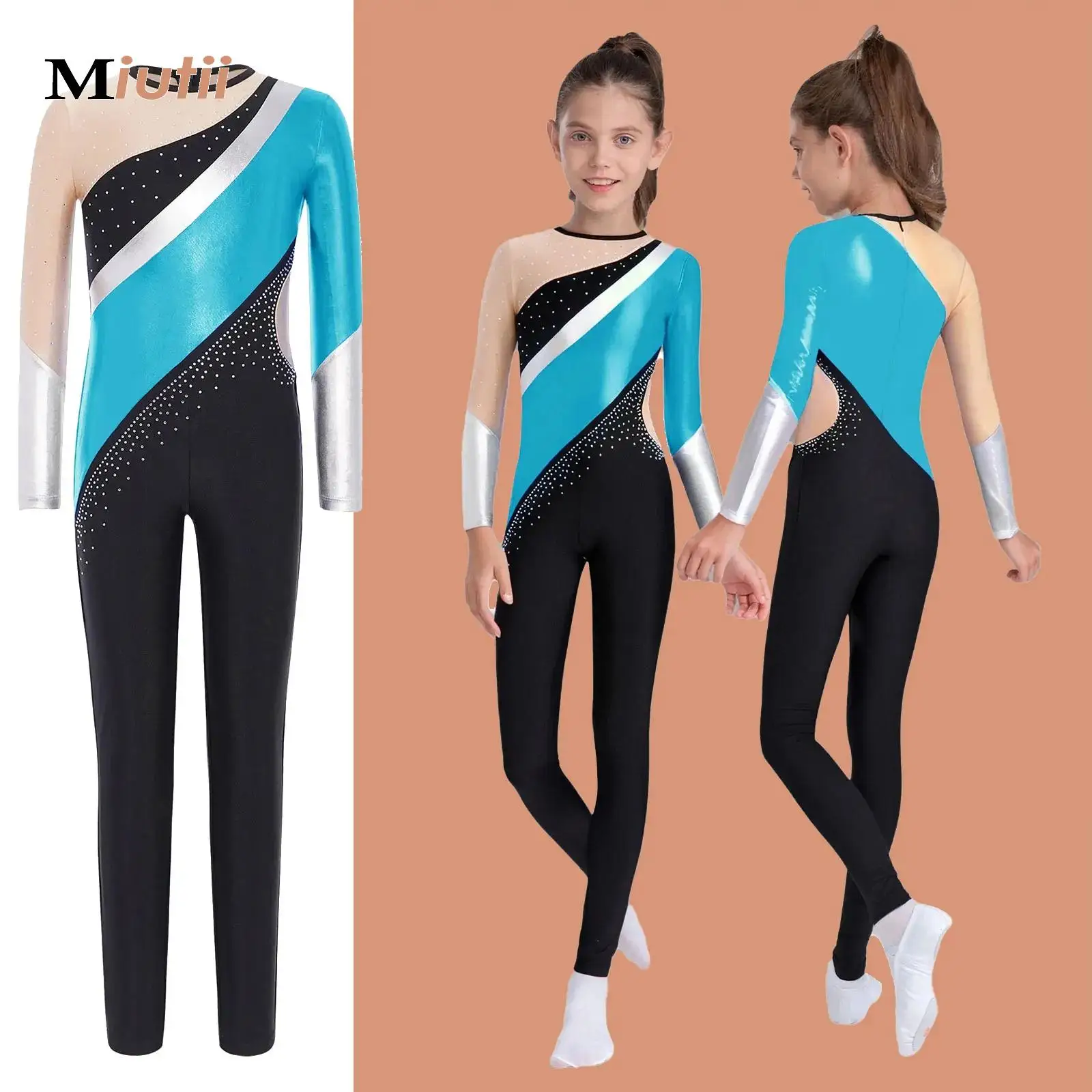 Boys Girls Long Sleeve Gymnastics Leotard Bodysuit Teen Rhythmic Gymnastics Jumpsuit for Children Ballet Dance Costume Dancewear
Boys Girls Long Sleeve Gymnastics Leotard Bodysuit Teen Rhythmic Gymnastics Jumpsuit for Children Ballet Dance Costume Dancewear