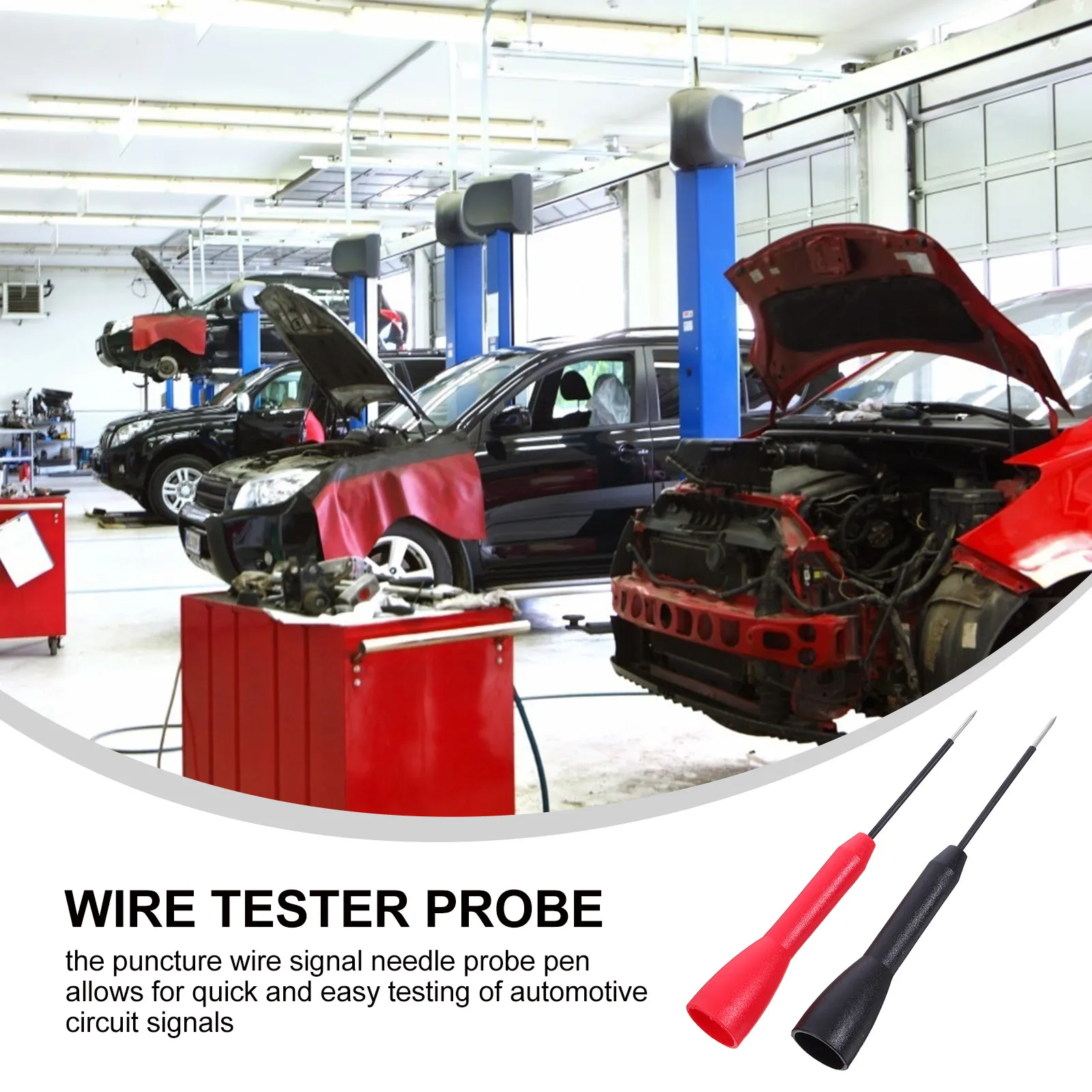 2Pcs Automotive Circuit Probes High Temp Resistant Thin Extended Precision Test Probes for Auto Wiring Back Probing Car Repair
2Pcs Automotive Circuit Probes High Temp Resistant Thin Extended Precision Test Probes for Auto Wiring Back Probing Car Repair