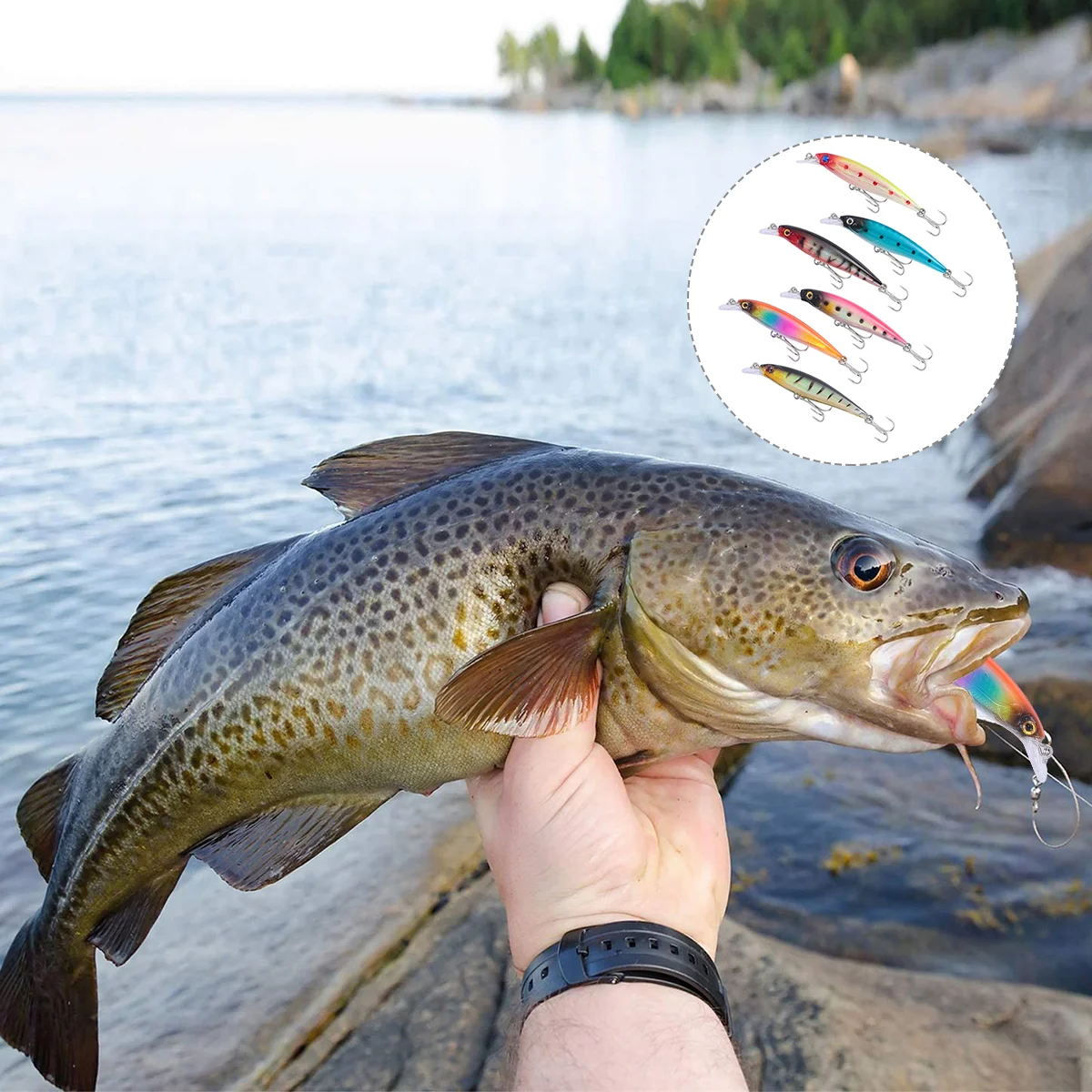 6 Pcs Bionic Fishing Lure 82cm 73g Bait Lures Baits Lifelike Abs Plastic Material Tackle
6 Pcs Bionic Fishing Lure 82cm 73g Bait Lures Baits Lifelike Abs Plastic Material Tackle