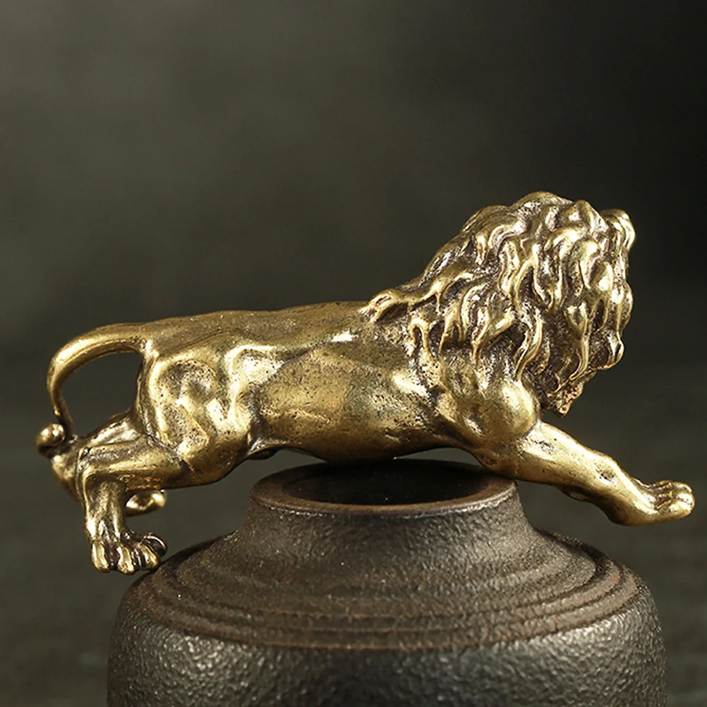 1Pcs Copper Lion Tabletop Decoration Exquisite Workmanship Feng Shui Home Decor Stylish Feng Shui Lion Decor
1Pcs Copper Lion Tabletop Decoration Exquisite Workmanship Feng Shui Home Decor Stylish Feng Shui Lion Decor
