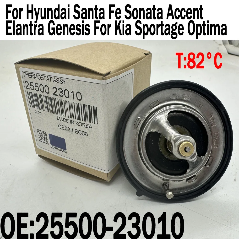 2550023010 / 25500-23010 Engine Coolant Thermostat For Hyundai Santa Fe Sonata Accent / Kia Sportage Optima Forte Tucson 1996-16
2550023010 / 25500-23010 Engine Coolant Thermostat For Hyundai Santa Fe Sonata Accent / Kia Sportage Optima Forte Tucson 1996-16