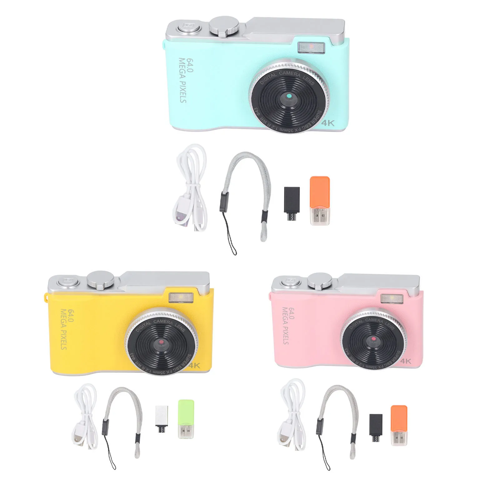 Цифровая камера с двумя объективами (фронтальным и задним), автофокусом, 16-кратным цифровым зумом, видеосъемкой 48 МП 1080P, зарядкой Type-C для всей семьи
Цифровая камера с двумя объективами (фронтальным и задним), автофокусом, 16-кратным цифровым зумом, видеосъемкой 48 МП 1080P, зарядкой Type-C для всей семьи