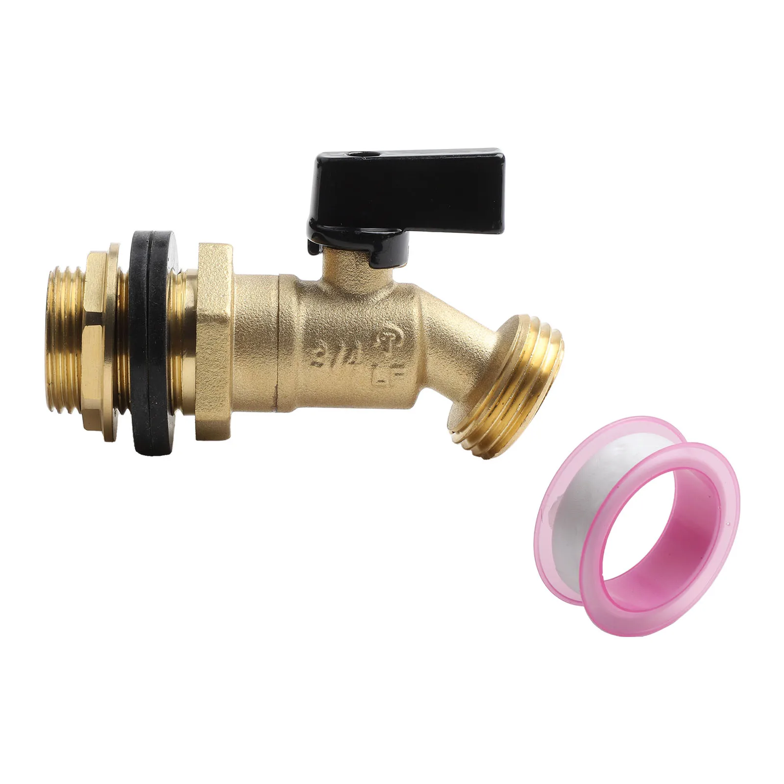 1 Set Brass Faucet Kit Water Container Rainwater Faucet Tap 1/2\" Inlet To 3/4\" Garden Irrigation Threaded Faucet Connector
1 Set Brass Faucet Kit Water Container Rainwater Faucet Tap 1/2\" Inlet To 3/4\" Garden Irrigation Threaded Faucet Connector