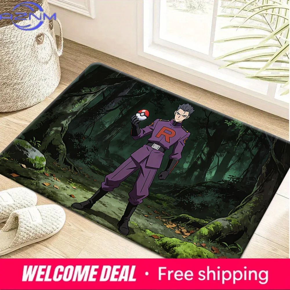 Pokemon Team Rocket Boss Giovanni Print Doormat Non-Slip Absorbent Floor Mat for Indoor Entrance Home Decor
Pokemon Team Rocket Boss Giovanni Print Doormat Non-Slip Absorbent Floor Mat for Indoor Entrance Home Decor