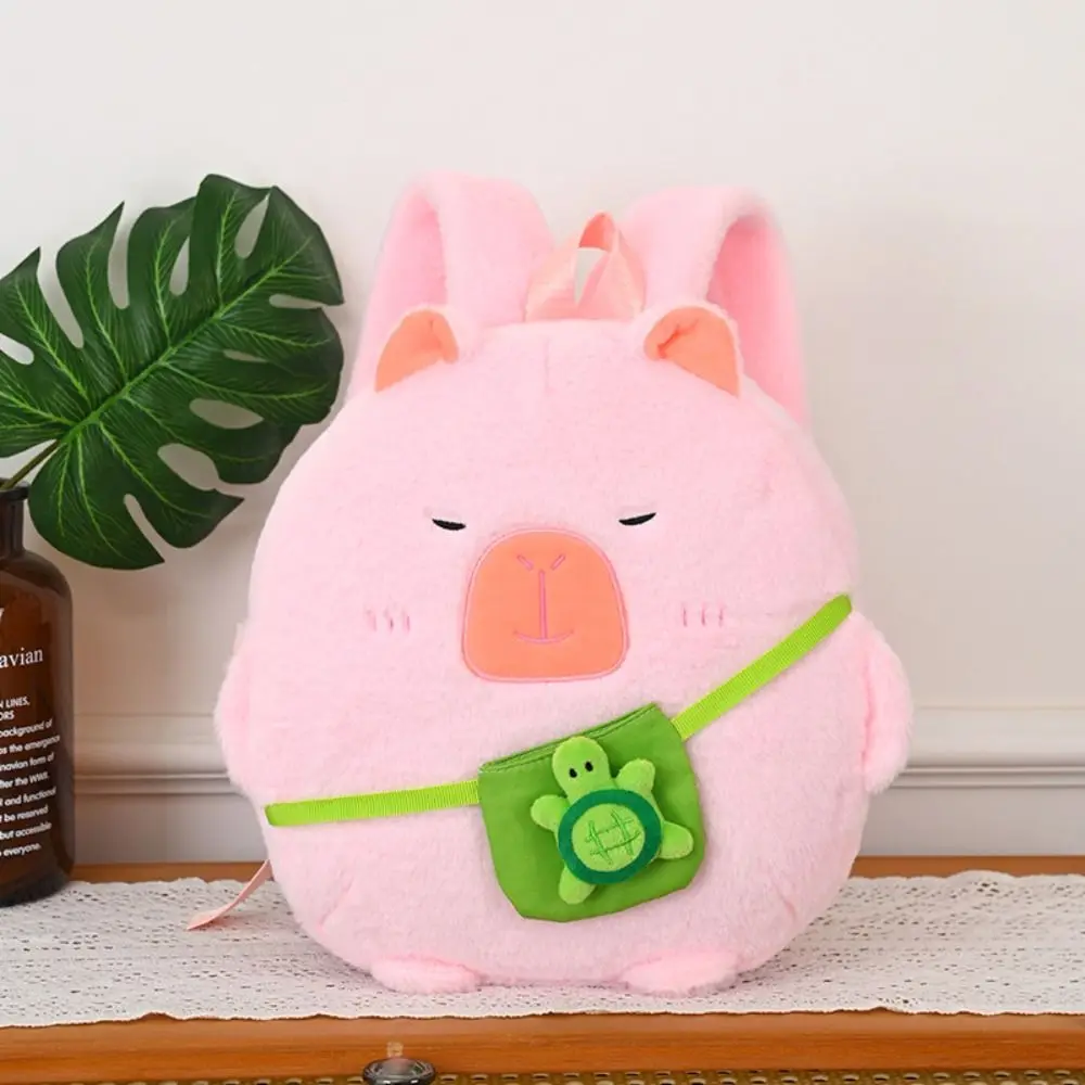 Knapsack Capybara Plush Toy Backpack Large Capacity Storage Plush Capybara Bag Fluffy Soft Kapibala Plush School Bag
Knapsack Capybara Plush Toy Backpack Large Capacity Storage Plush Capybara Bag Fluffy Soft Kapibala Plush School Bag