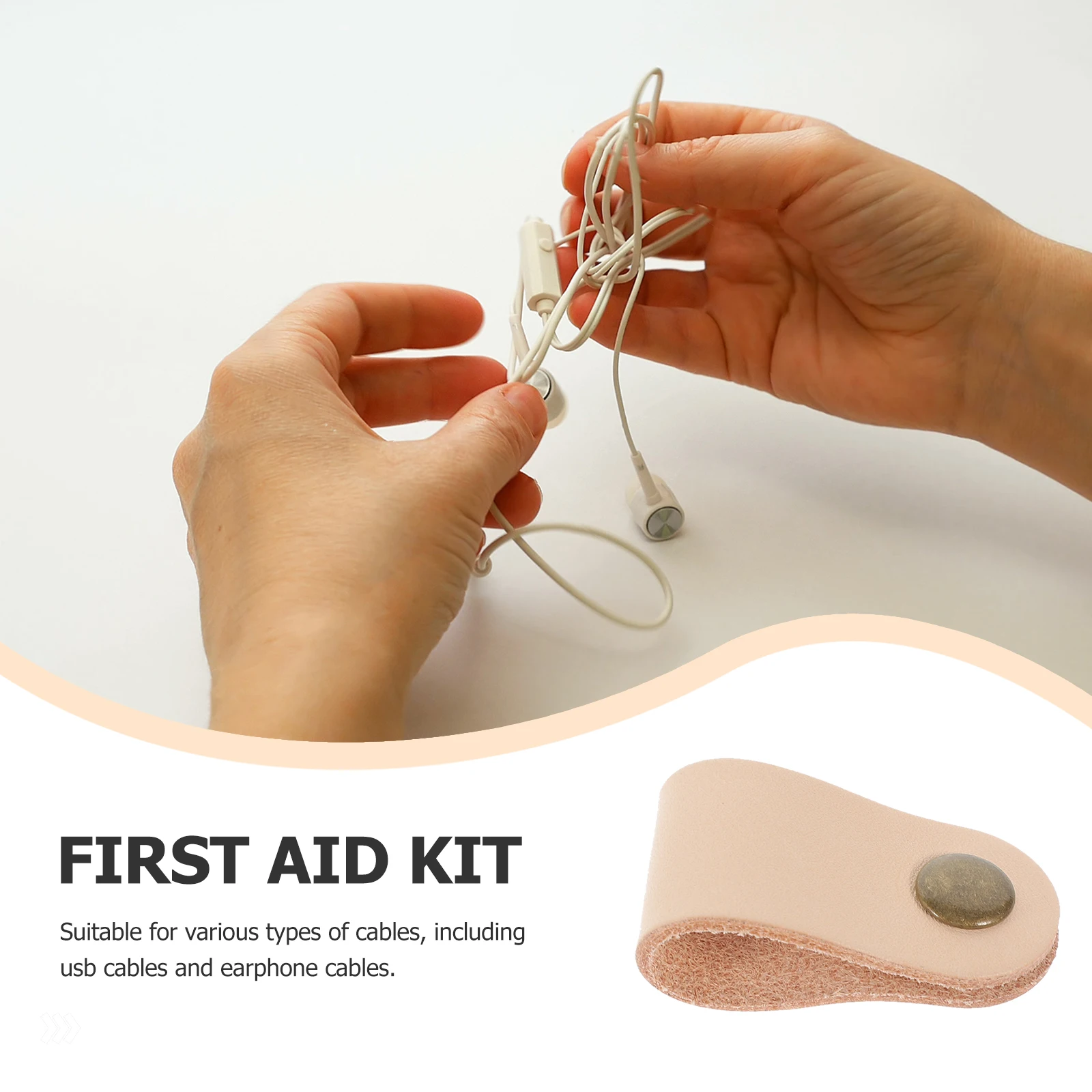 5 Pcs Line Organizing Box Cable Organizer Cord Portable Organiser Wrap Cowhide Storage Wrapper for Cables Organizers
5 Pcs Line Organizing Box Cable Organizer Cord Portable Organiser Wrap Cowhide Storage Wrapper for Cables Organizers