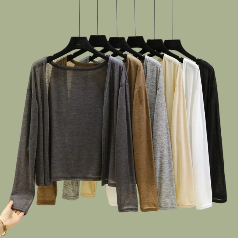 New Women's Short Sleeveless Cardigan Lightweight Loose Long Sleeve Sun Protection Outerwear Summer Thin Style Versatile Slim...
New Women's Short Sleeveless Cardigan Lightweight Loose Long Sleeve Sun Protection Outerwear Summer Thin Style Versatile Slim...