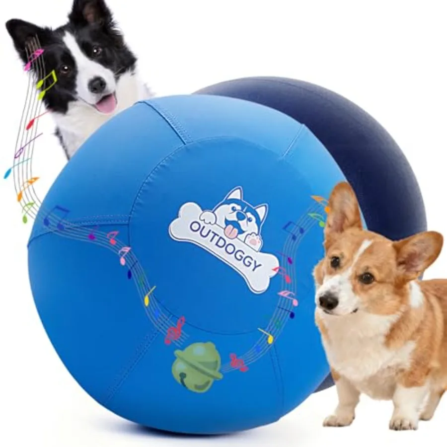 14-inch Interactive Dog Herding Ball Jingle Inside Ultra-Durable Dual-Layer for Small and Medium Active Breeds Like Aussies Col
14-inch Interactive Dog Herding Ball Jingle Inside Ultra-Durable Dual-Layer for Small and Medium Active Breeds Like Aussies Col