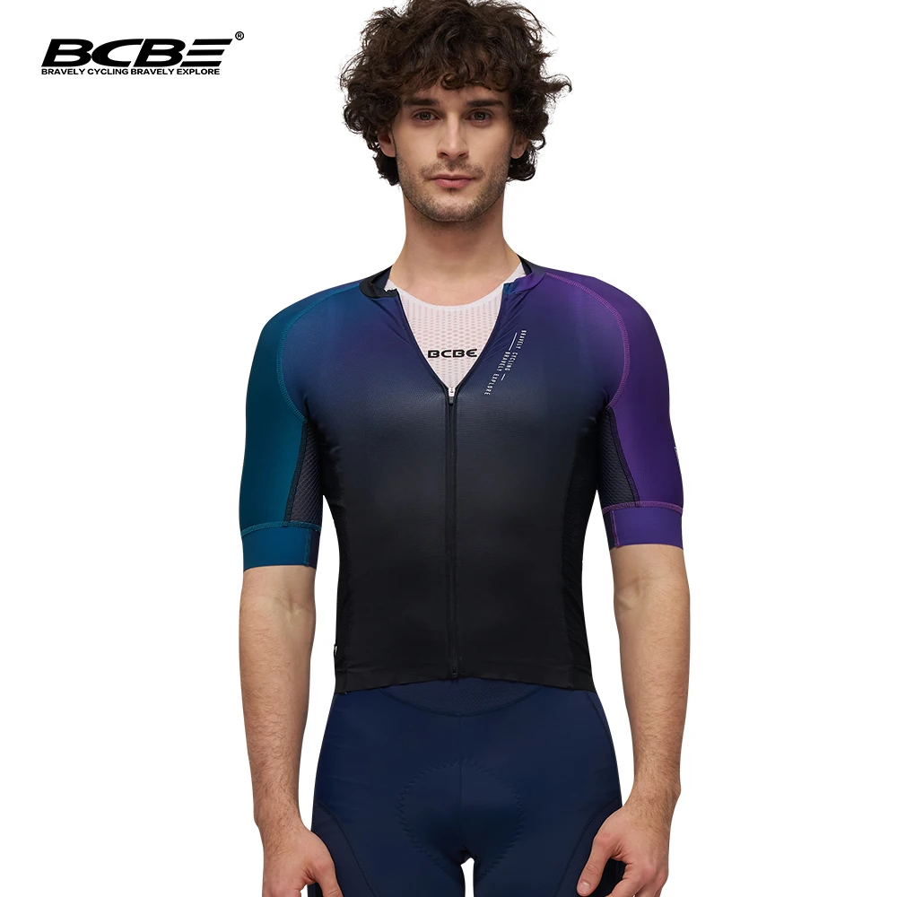 BCBE Summer Men Cycling Jersey Pro Team Short Sleeve Bicycle Clothing Pro Aero UPF 50+ Fabric MTB Road Bike Jersey For Slim Fit
BCBE Summer Men Cycling Jersey Pro Team Short Sleeve Bicycle Clothing Pro Aero UPF 50+ Fabric MTB Road Bike Jersey For Slim Fit