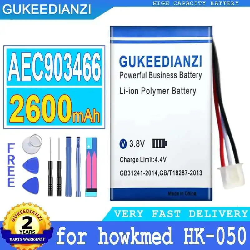 Reliable Replacement 2600Mah Medical Equipment Battery For Howkmed HK-050 Stable AEC903466
Reliable Replacement 2600Mah Medical Equipment Battery For Howkmed HK-050 Stable AEC903466